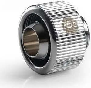 Bitspower G1/4" Compression Fitting For Soft Tubing - ID 3/8" OD 5/8" (Glorious Silver) (2 PCS)