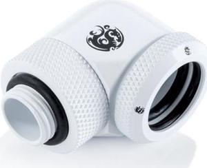 Bitspower Deluxe White Enhance Rotary G1/4" 90-Degree Multi-Link Adapter For OD 16MM