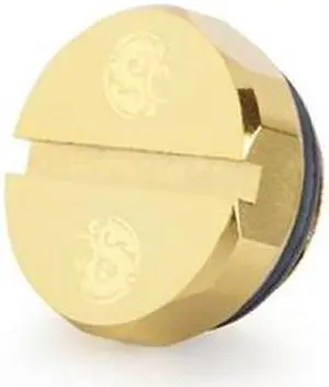 Bitspower G1/4" True Brass Diamond Stop Fitting