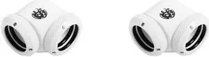 Bitspower Deluxe White Enhance 90-Degree Dual Multi-Link Adapter For OD 16MM (2PCS)