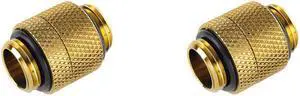 Bitspower G1/4" True Brass Rotary G1/4" Extender--13.8mm (2PCS)