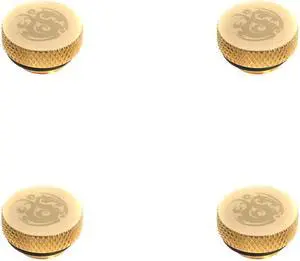 Bitspower G1/4" True Brass Stop Fitting(4PCS)