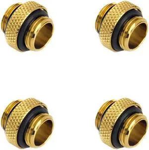 Bitspower G1/4" True Brass Mini Dual G1/4" Extender--5mm (4pcs/pack)