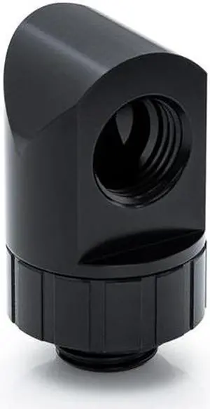 Bitspower Artemis Rotary 90-Degree Extender - Matte Black