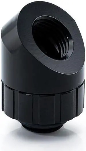 Bitspower Artemis Rotary 45-Degree Extender - Matte Black