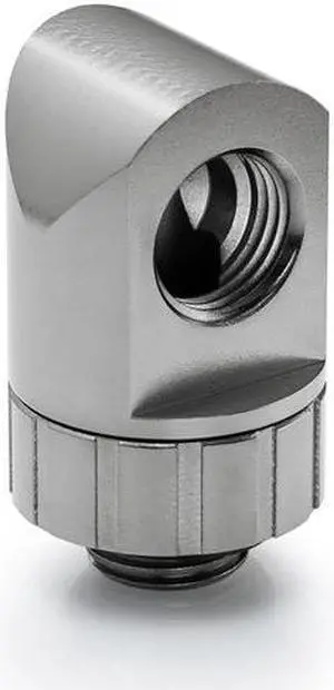 Bitspower Artemis Rotary 90-Degree Extender - Platinum Grey