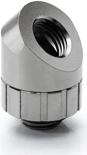 Bitspower Artemis Rotary 45-Degree Extender - Platinum Grey