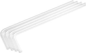 Bitspower Water Cooling Pre-bent 90-Degree Acrylic Hard Tube OD14MM-Length 110x415MM