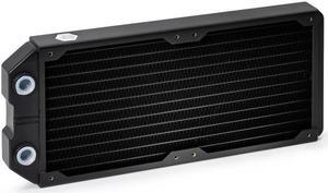Bitspower Water Cooling Leviathan II 240 Radiator with Single Wave Fins (Thickness 27mm)