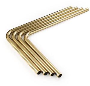 Bitspower Pre-bent 90-Degree Brass Hard Tubing OD16MM  - True Brass Length 220x305MM