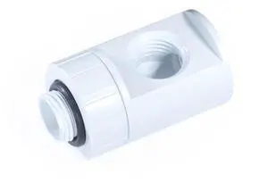 Bitspower Artemis T-Block Rotary G1/4" & Inner G1/4"x2 - Arctic White Bitspower Artemis T-Block Rotary G1/4" & Inner G1/4"x2 - Arctic White