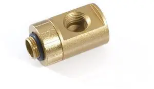 Bitspower Artemis T-Block Rotary G1/4" & Inner G1/4"x2 - Stardust Gold Bitspower Artemis T-Block Rotary G1/4" & Inner G1/4"x2 - Stardust Gold