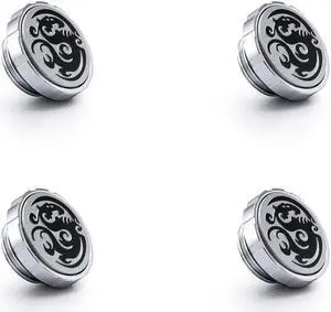 Bitspower Artemis Silver Shining Stop Fitting with Magnetic Logo (4 PCS) Bitspower Artemis Silver Shining Stop Fitting with Magnetic Logo (4 PCS)