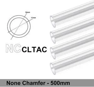 Bitspower None Chamfer PETG Link Tube OD14MM-Length 500MM (4 PCS)