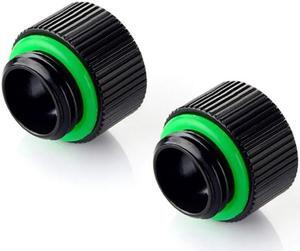 Bitspower Computer Water Cooling G1/4" IG1/4" Extender Fitting - 10MM (Glorious Black) (2 PCS)