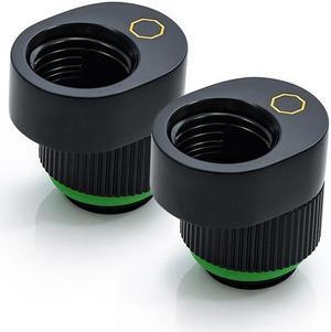 Bitspower Path Alignment fitting (Glorious Black) (2 PCS)