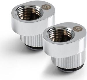 Bitspower Path Alignment fitting (Glorious Silver) (2 PCS)