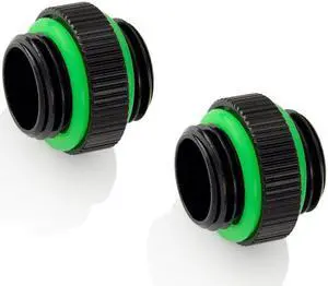 Bitspower Mini Dual G1/4" Extender Fitting (Glorious Black) (2 PCS)