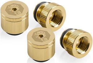 Bitspower Touchaqua Water-exhaust Fitting V2, True Brass, 2-pack--BPTA-EFW-V2-TB Bitspower Touchaqua Water-exhaust Fitting V2, True Brass, 2-pack--BPTA-EFW-V2-TB