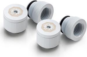Bitspower Touchaqua Water-exhaust Fitting V2, Deluxe White, 2-pack--BPTA-EFW-V2-DW Bitspower Touchaqua Water-exhaust Fitting V2, Deluxe White, 2-pack--BPTA-EFW-V2-DW