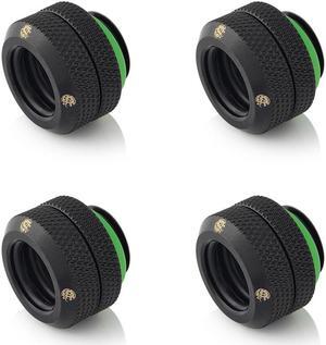 Bitspower G1/4" Matt Black Enhance Multi-Link For OD 12MM (4PCS)
