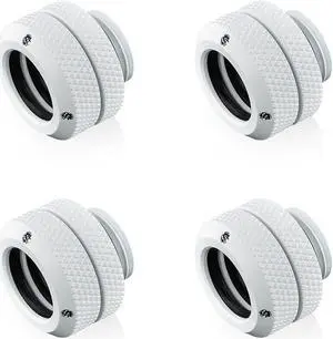 Bitspower G1/4" Deluxe White Enhance Multi-Link For OD 12MM (4PCS)