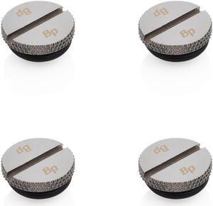 Bitspower G1/4" Black Sparkle Low-Profile Stop Fitting (4PCS)