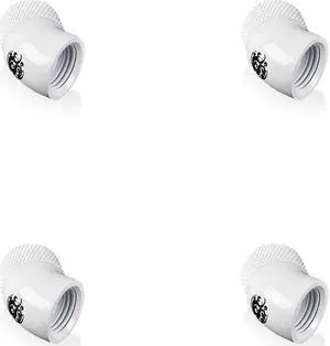 Bitspower G1/4" Deluxe White Rotary 45-Degree IG1/4" Extender (4PCS) Bitspower G1/4" Deluxe White Rotary 45-Degree IG1/4" Extender (4PCS)