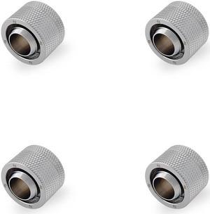 Bitspower G1/4" Silver Shining Compression Fitting CC5 V3 For ID 1/2" OD 3/4" Tube (4PCS)
