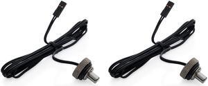 Bitspower G1/4" Black Sparkle Temperature Sensor Stop Fitting (2PCS)