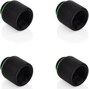 Bitspower G1/4" Matt Black IG1/4" Extender-15MM (4PCS)