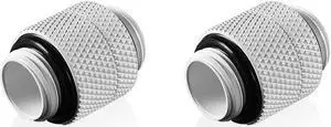 Bitspower G1/4" Deluxe White Rotary G1/4" Extender (2PCS)