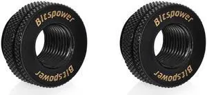 Bitspower G1/4" Matt Black CaseTop Water-Fill SET (2PCS) Bitspower G1/4" Matt Black CaseTop Water-Fill SET (2PCS)