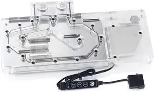 Bitpower VGA Block RX-VEGA64 RGB-Nickel-Acrylic