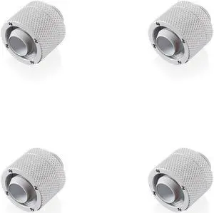 Bitspower G1/4" Deluxe White Compression Fitting CC3 V3 For ID 3/8" OD 5/8" Tube (4PCS)