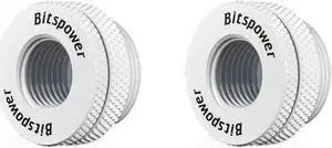 Bitspower G1/4" Deluxe White CaseTop Water-Fill SET (2PCS) Bitspower G1/4" Deluxe White CaseTop Water-Fill SET (2PCS)
