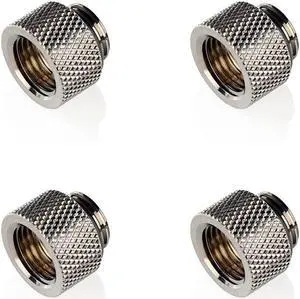 Bitspower G1/4" Black Sparkle IG1/4" Extender-10MM (4PCS)