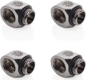 Bitspower G1/4" Black Spakle 90-Degree IG1/4" Extender (4PCS) Bitspower G1/4" Black Spakle 90-Degree IG1/4" Extender (4PCS)