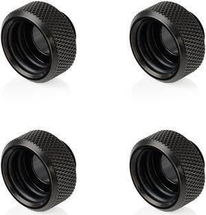 Bitspower G1/4" Matt Black Multi-Link For OD 16MM Adapter (4PCS)