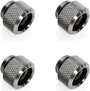Bitspower G1/4" Silver Shining Multi-Link Adapter (4PCS)