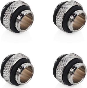 Bitspower G1/4" Silver Shining Mini Dual G1/4" Extender (4PCS)