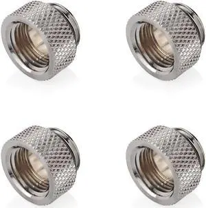 Bitspower G1/4" Silver Shining IG1/4" Extender-7.5mm (4PCS)