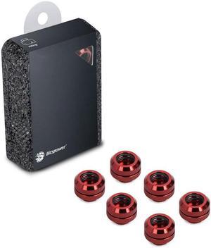 Bitspower G1/4" Deep Blood Red Enhance Multi-Link For OD 16MM (6PCS)