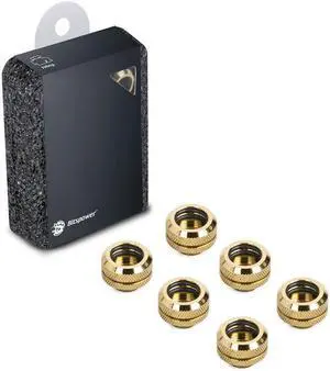 Bitspower G1/4" True Brass Enhance Multi-Link For OD 14MM (6PCS)