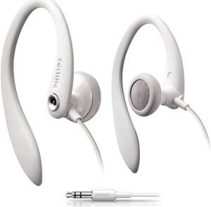 Philips SHS32WT/37 Flexible Earhook Headphones White