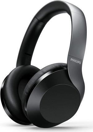 Philips Active Noise Canceling Over Ear Wireless Bluetooth Performance Headphones W/ Hi-Res Audio, Comfort Fit (TAPH805BK)