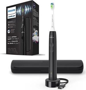 Philips Sonicare Electric Toothbrush DiamondClean, Rechargeable Electric Tooth Brush with Pressure Sensor, Sonic Electronic Toothbrush, Travel Case, Black
