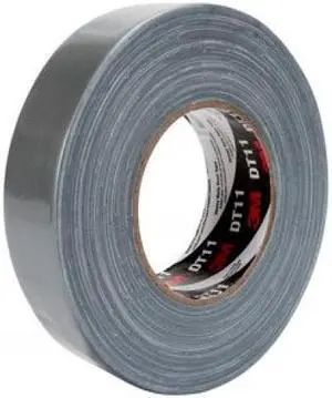 3M DT11 Duct Tape,Silver,11 mil,54.8m L x 48mm W