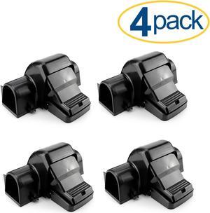 eXuby Pet-Safe Mouse Trap w/ Tunnel Design (4 Pack) – Dual Entry for Better Capture Rate - Prevents Accidental Triggering - Avoid Finger Snapping - Setup in Seconds - Wash & Reuse - No Harmful Poison