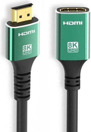 Chenyang HDMI 2.1 Extension Cable Male to Female Ultra-HD UHD 8K 60hz 4K 120hz Cable 48Gbs with Audio & Ethernet HDMI Cord